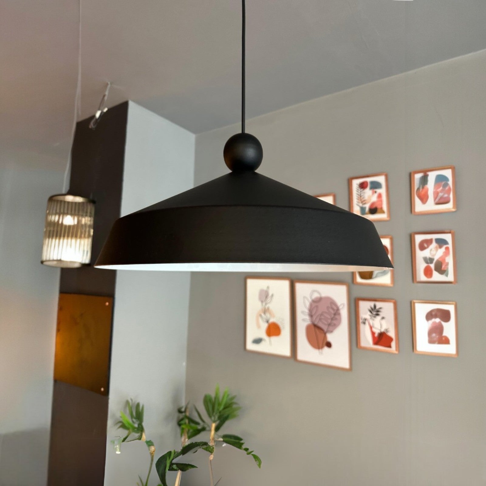 Lema Einzelkronleuchter Perlenkopf